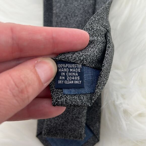 Joe's Collection Tie & Pocket Square Set - Gray Heather/Ice Cream Cones - NWT - Picture 3 of 6